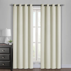 Set Cortinas TC 4P. Lisboa 140x220cm. / Crudo - Jovial