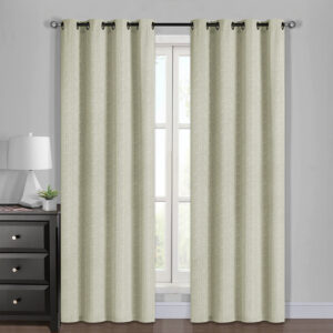 Set Cortinas Multitono 140x220cm. PolyCotton / Crudo - Jovial