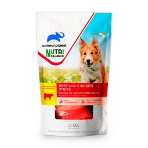 Tiritas Perro Treats Vacuno y Pollo 100gr - Nutri Balance
