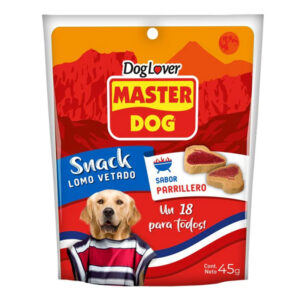 Snack Para Perros 45 gr. / Lomo Vetado - Master Dog