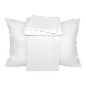 Juego de Sábanas Lisas Blancas 144H 2 Plazas - Chiteco by Lourdes