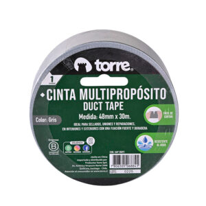 Cinta Multipropósito Gris 48mm. x30m. – Torre