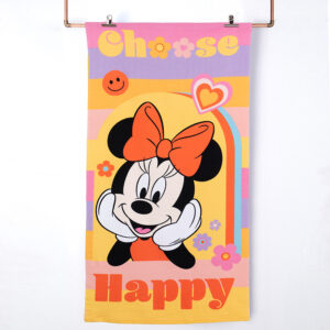 Toalla de Playa 70x140 cm + Bolso / Minnie Smile - Mashini
