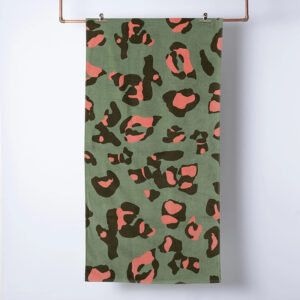 Toalla de Playa Algodón Velour 70x150cm. / Leopard - Mashini