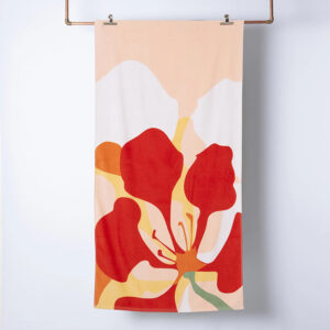 Toalla de Playa Algodón Velour 70x150cm. / Poppy - Mashini