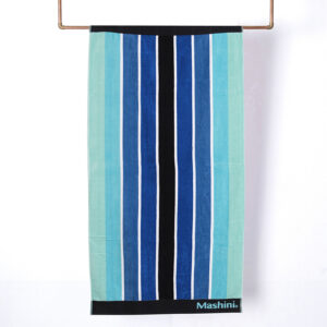 Toalla de Playa Jacquard 80x160cm. / Blue Lines - Mashini