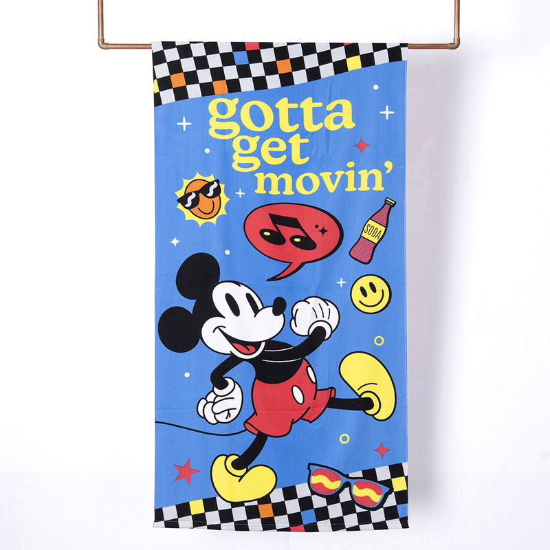 Set Toalla de Playa 70x140 cm. + Frisbee / Mickey Movin - Mashini - Imagen 2