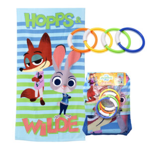 Set Toalla de Playa 70x140 cm. + Tesoro / Zootopia Hopps - Mashini