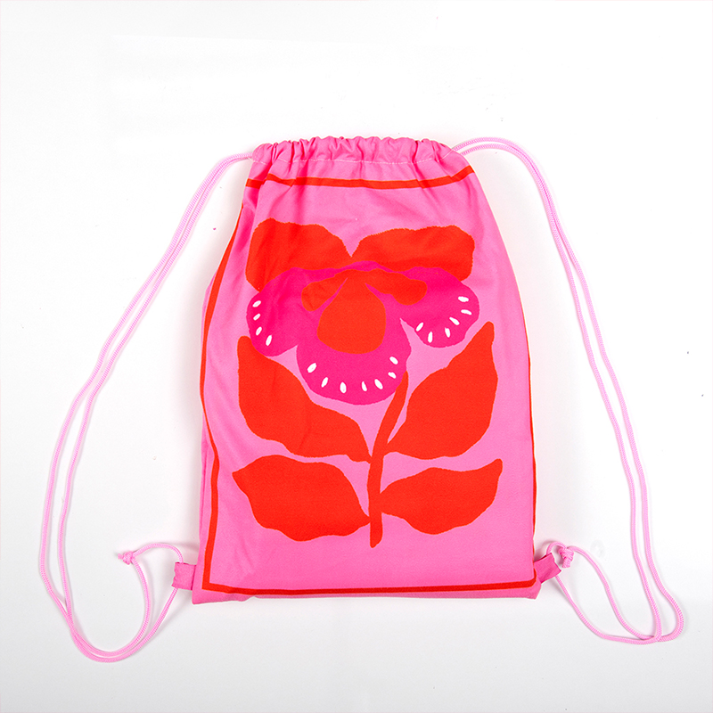 Toalla Playa Deportiva XL 170x180 + Bolso / Flor - Mashini - Imagen 3