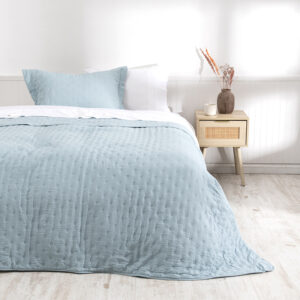 Quilt Ultra Sevilla MF 1.5 Plazas / Celeste - Mashini