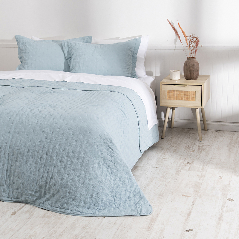 Quilt Ultra Sevilla MF 1.5 Plazas / Celeste - Mashini - Imagen 3