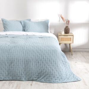 Quilt Ultra Sevilla MF 2 Plazas / Celeste - Mashini