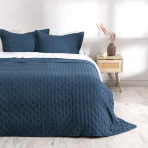Quilt Ultra Sevilla MF 2 Plazas / Azul - Mashini