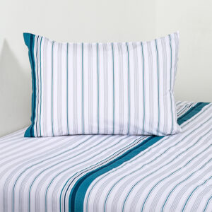 Juego de Sábanas Estampadas 144 Hilos 1.5 Plazas / Oasis Verde - American Family