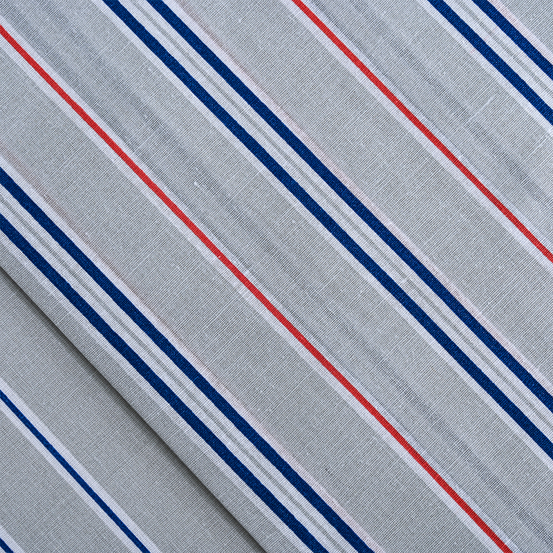 Juego de Sábanas Estampadas 144 Hilos 2 Plazas / Marino Rojo - American Family - Imagen 3