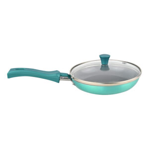 Mini Sartén Aluminio C/Tapa 14 cm. / Turquesa - Doral