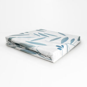 Sábanas Micro Piel Durazno 1.5 plazas / Ramas Azuladas - Doral