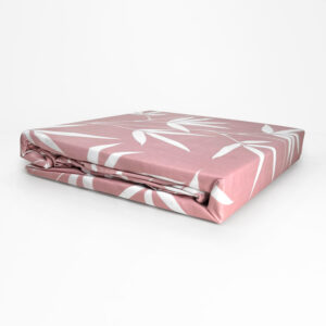 Sábanas Micro Piel Durazno 2 plazas / Ramas Rosa - Doral