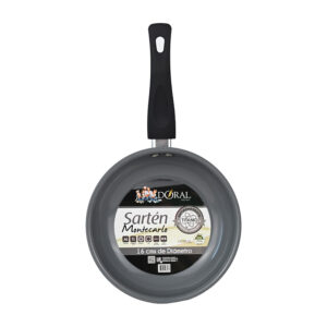 Sartén Aluminio Titanio Metalizado 16 cm. / Negro - Doral