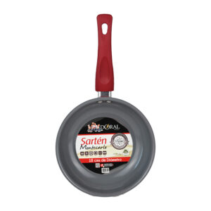 Sartén Aluminio Titanio Metalizado 18 cm. / Rojo - Doral