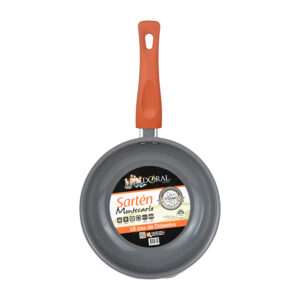 Sartén Aluminio Titanio Metalizado 18 cm. / Salmón - Doral