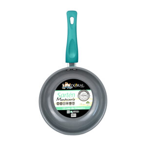 Sartén Aluminio Titanio Metalizado 18 cm. / Turquesa - Doral