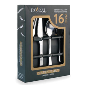 Set de Cuchillería 16 Piezas 1.2 mm Golden Family / Classic - Doral