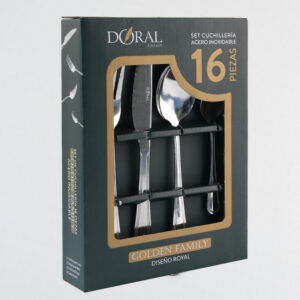 Set de Cuchilleria 16 Piezas 1.2 mm Golden Family / Royal - Doral
