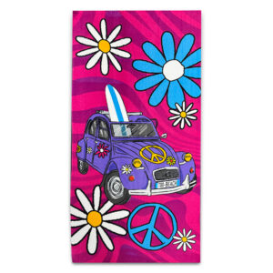 Toalla de Playa Estampada Aruba 70x140 cm / Citroneta -  Doral