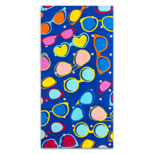 Toalla de Playa Estampada Aruba 70x140 cm / Gafas - Doral