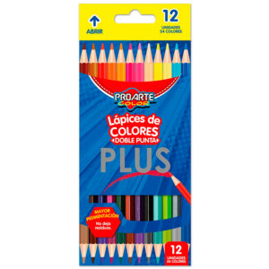 Set 12 Lápices Bicolor Plus - Proarte