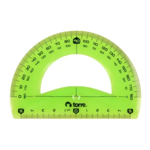 Transportador Flex 10cm. 180° / Verde - Torre