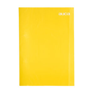 Archivador Plastificado con Gusano / Amarillo - Auca