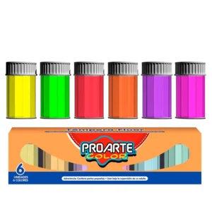 Temperas Flúor 6 Colores 15cc - Proarte