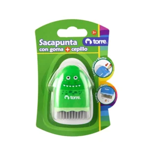 Sacapunta c/Goma + Cepillo / Cocodrilo - Torre