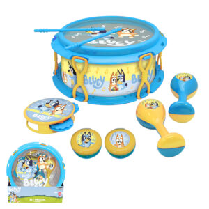 Set Musical en Tambor 6 Instrumentos - Bluey