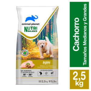 Alimento Para Perro Cachorro Raza Mediana a Grande 2,5 Kg - Animal Planet