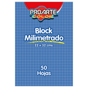 Block Milimetrado 50 Hojas - Proarte