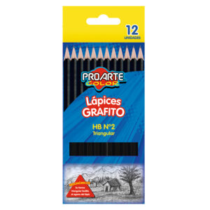 Lápices Grafito Triangular HB N°2 12 Unidades - Proarte