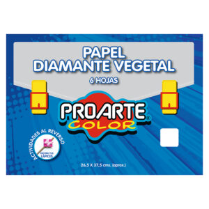Estuche Papel Diamante 6 Hojas - Proarte