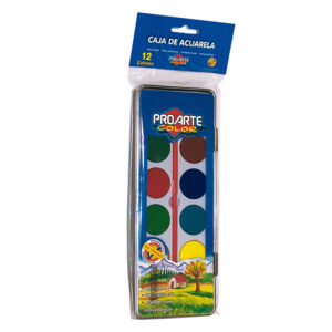 Acuarela 12 Colores Caja Colgante - Proarte