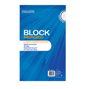 Block Prepicado Oficio 80H. Mat. 7mm. - Proarte