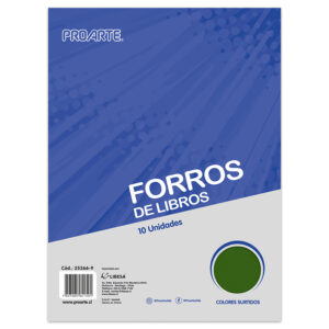 Forro de Libros Colores 10 Unidades - Proarte