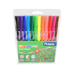 Plumones De Dibujo 12 colores - Torre
