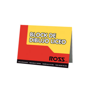 Block de Dibujo 10Hojas 26,5x21cm. - Ross