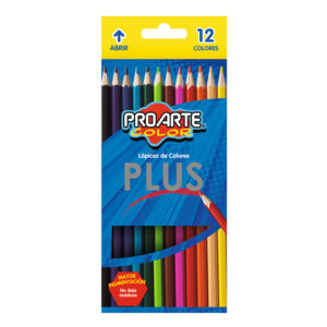 Lápices 12 Colores Plus - Proarte