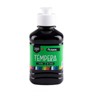 Témpera 250 ml / Negro - Torre