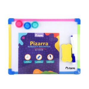 Pizarra Acrílica Magnetica Colores 21,7 x 28 cm - Torre