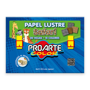 Papel Lustre Estampado Safari 20H. 15 Diseños - Proarte