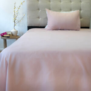 Sábana Microfibra Lisa 210 Hilos 1 Plaza / Rosado Pastel - Doral